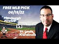 MLB Pick - Pittsburgh Pirates vs St. Louis Cardinals Prediction, 6/15/22 Free Best Bets & Odds