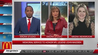 Memorial service to honor NFL legend John Madden
