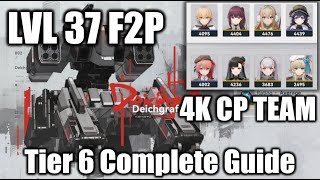 Deichgraf Tier 6 Full Mechanics Breakdown - LVL 37 LOW CP F2P FULL CLEAR NO Signature Weapon【GFL2】