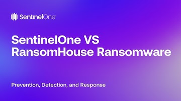 SentinelOne Demo: SentinelOne VS  RansomHouse Ransomware - Detection and Mitigation