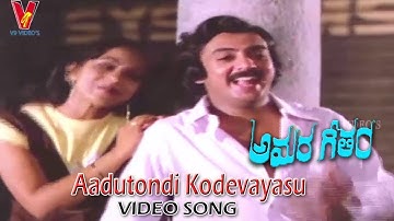 ఆడుతోంది కోడెవయసు   |  వీడియో సాంగ్ | అమర గీతం | మైక్ మోహన్  | పూర్ణిమ జై రామ్ | v9 వీడియోస్