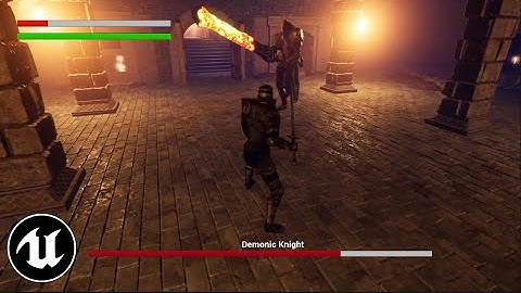 I made a souls-like boss fight | Unreal Engine 5