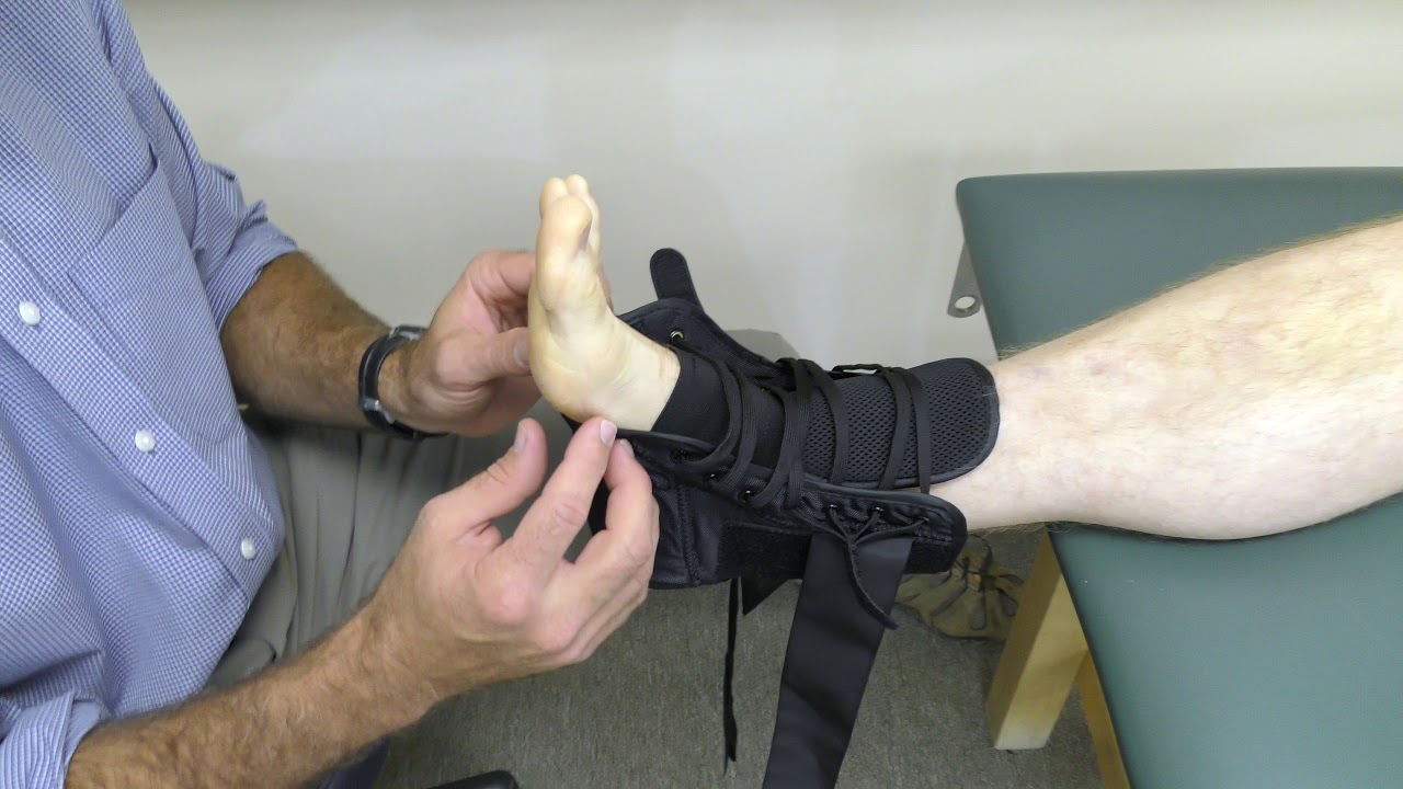 How To Fit the DonJoy Sports Stabilizing Pro Ankle Brace - SSPC 