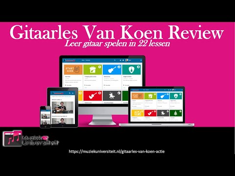 GITAARLES VAN KOEN REVIEW: Online Gitaar Leren Spelen In 22 Lessen Met Koen Snoek? + ERVARING