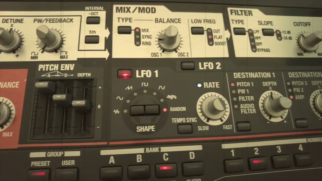 Roland SH 201 - one of the most underrated synth ever.