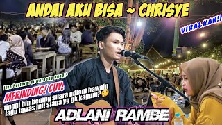 AUTO❗️MERINDING❗️ADLANI PALING BISA NGENAKIN LAGU❗️Setuju⁉️ 'Andai Aku Bisa'  CHRISYE 👏