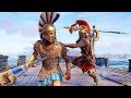 Assassin's Creed Odyssey Spartan War Hero Rampage, Staff of Hermes Kills & Naval Combat