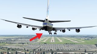 Pilot Lands Plane With Missing Left Landing Gear by BBB-Gaming 2,706 views 2 months ago 4 minutes, 26 seconds