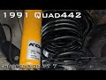 1991 olds quad442 suspension pt 7 rear springshock swap
