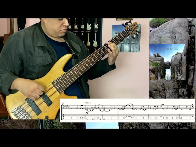 Transcending time (Dream Theater) - bass cover (sheet music/tab included) class=