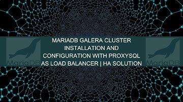Installation and Configuration of MariaDB Galera Cluster(High Availability) & ProxySQL Configuration