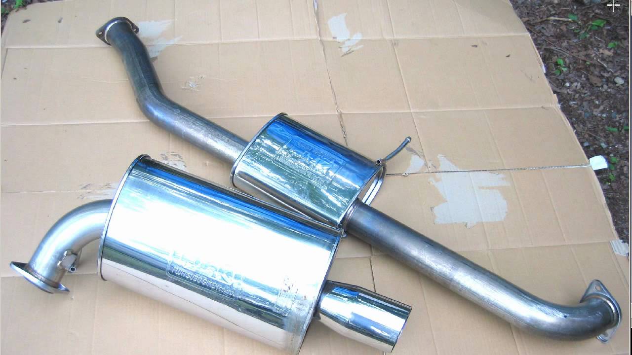 Fujitsubo Legalis R S13 catback exhaust system - YouTube