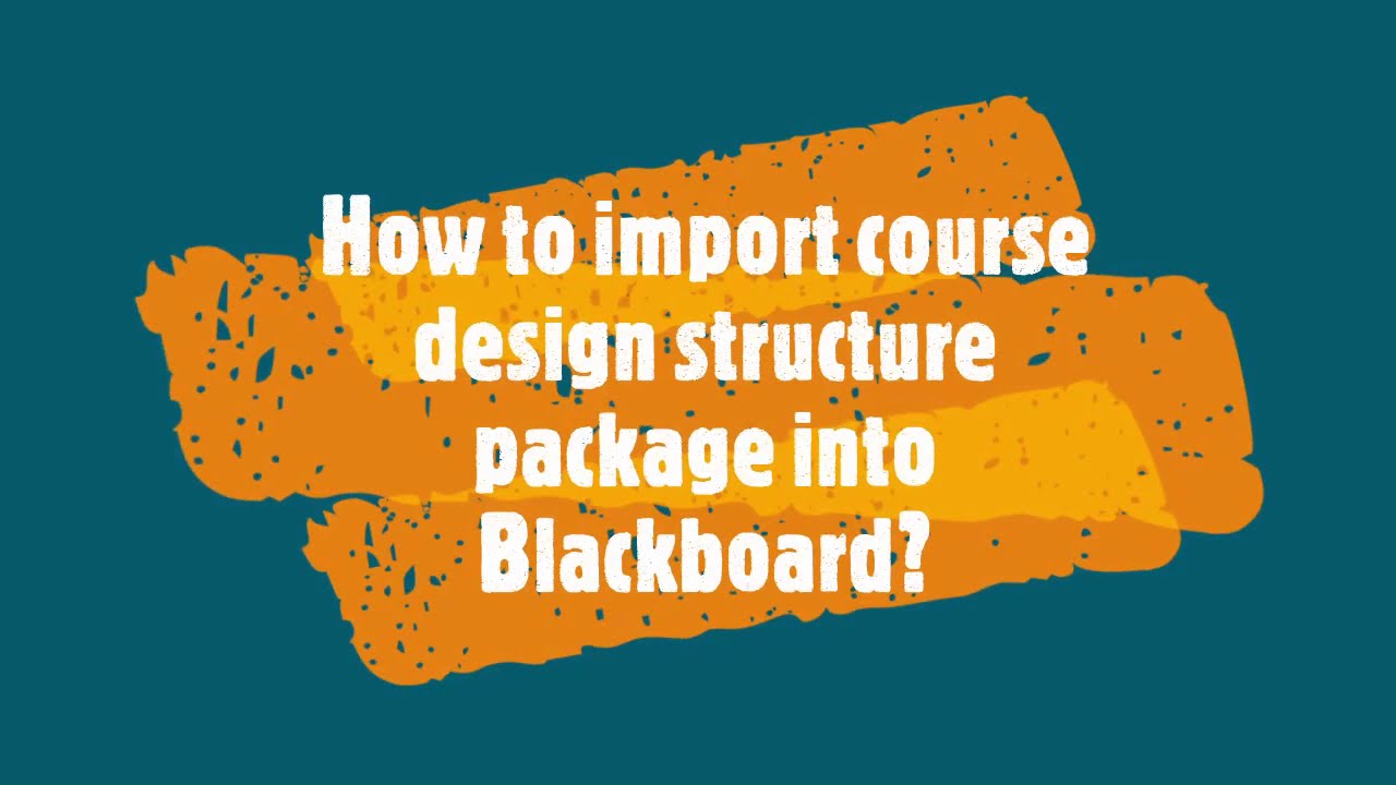 Tutorial Design Structure course design structure import tutorial - YouTube