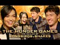 Rachel zegler  tom blyth try to name every hunger games tribute  the ballad of songbirds  snakes