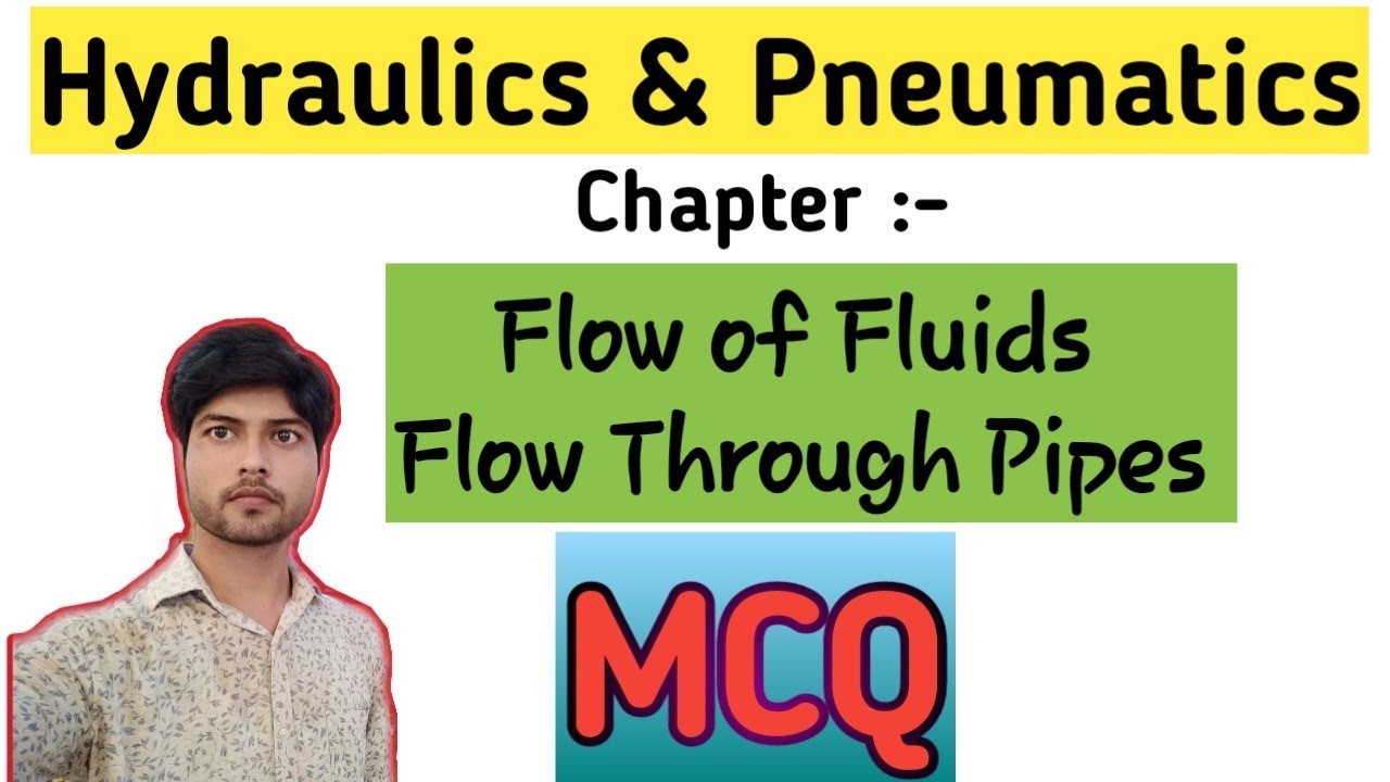 Important MCQ Flow of Fluid Flow Through Pipes Hydraulics