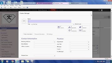 Tutorial Penerimaan karyawan Baru