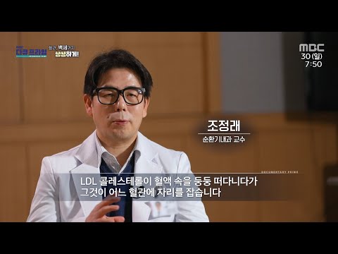 [<strong>MBC</strong> <strong>다큐프라임</strong>] 심뇌혈관은 물론 말초혈관까지 침범할 수 있는 동맥경화, <strong>MBC</strong> 250330 방송