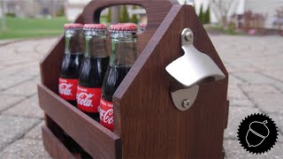 How to Make a Drink Caddy | Holds a Six Pack!