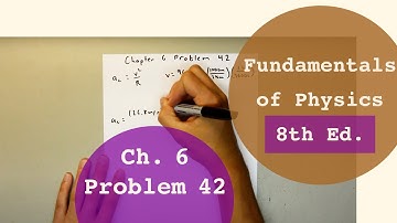 Fundamentals of Physics 8th Edition (Walker/Halliday/Resnick), Chapter 6, Problem 42 Solution