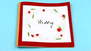 DIY Wedding Scrapbook Photo Album