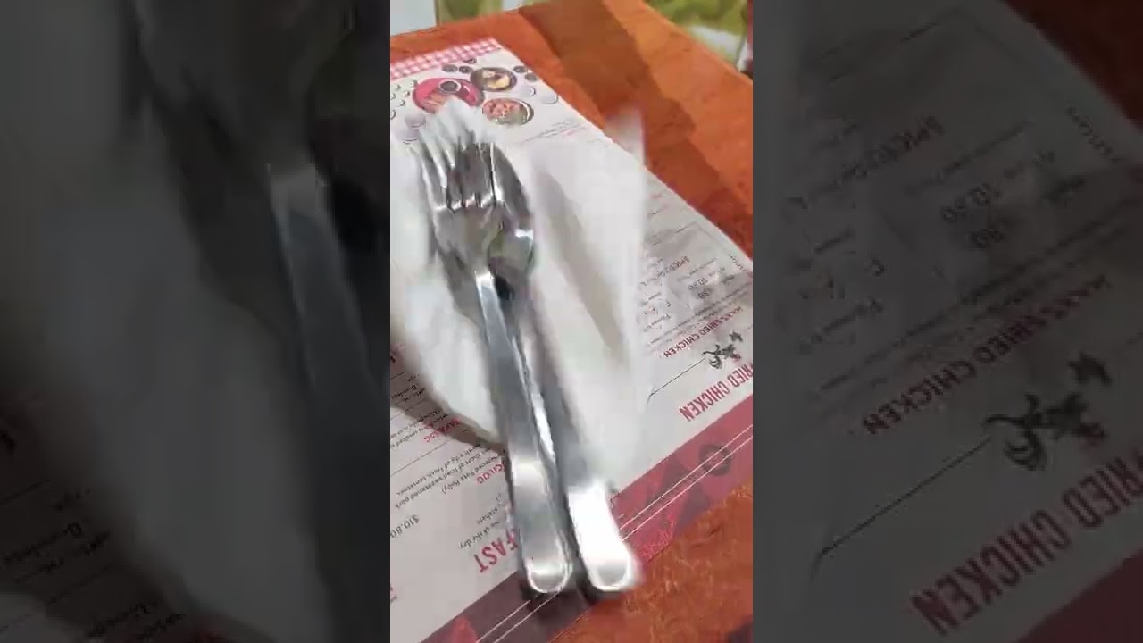 Dropping fork&spoon sound! 