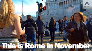 Download Lagu Passeggiata mattutina nella zona di Piazza Venezia - Roma 4K 50 fps | Slow TV Italia MP3