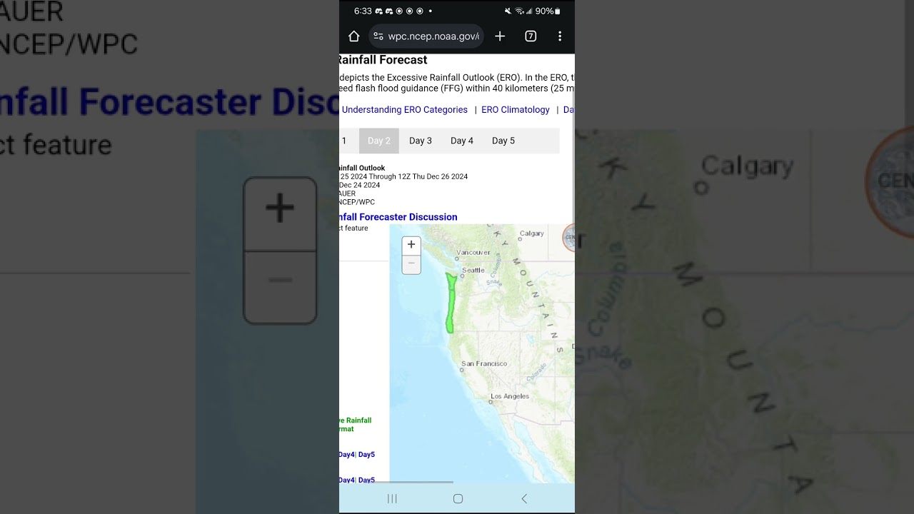 Excessive Rainfall Outlook 12-24-24 to 12-29-24