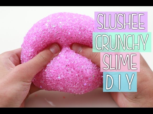 How To Make Crunchy Slime - Little Bins for Little Hands