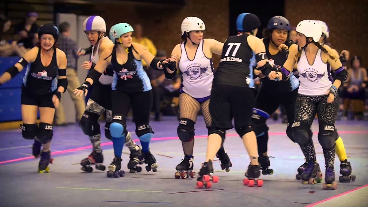 Charlotte Roller Girls vs Greensboro YouTube