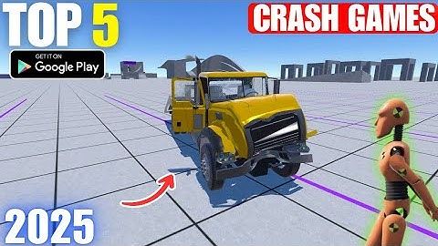 Top 5 INSANE Car Crash Games for Android 😱 (2025! NEXT-LEVEL Soft-Body Physics!)