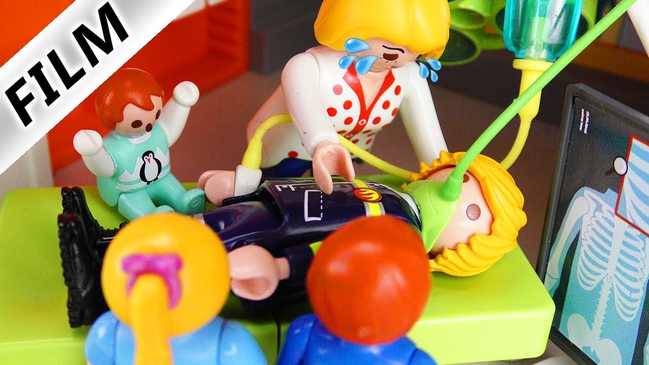 Playmobil Film deutsch | PAPAS FEUERWEHR UNFALL - Wegen Vergiftung im Krankenhaus | Familie Vogel