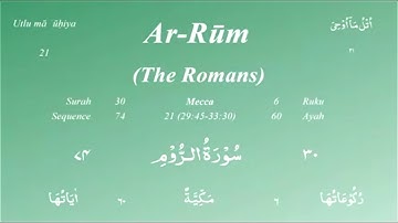 030/114. Surah Ar-Rum | سورة الروم | Mishary Bin Rashid Al-Afasy - Kuwait