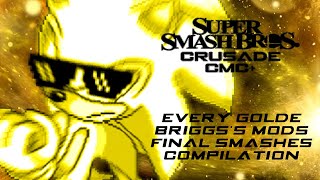 Super Smash Bros Crusade CMC+: Every Golde Briggss Mods Final Smashes Compilation