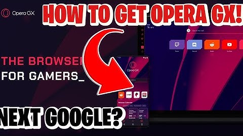 How To Download And Install Opera GX GAMING BROWSER! (Updated)