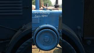 Lanz One Cylinder Tractor Firing at Zero RPM