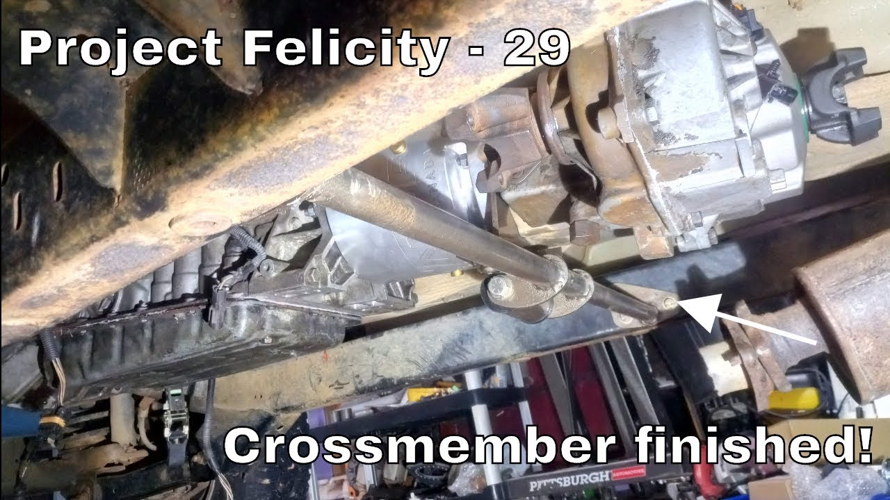 Crossmember Fabricated and Installed on the TJ Wrangler! [Felicity 29