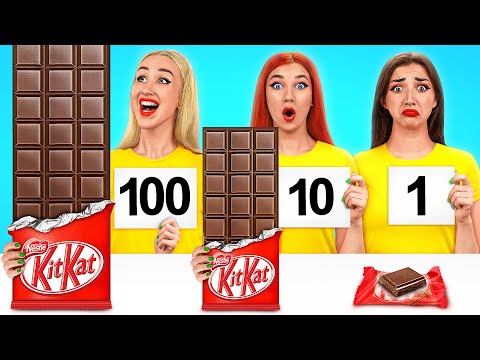 100 Слоев еды Челлендж | Смешные ситуации с едой от Multi DO Challenge