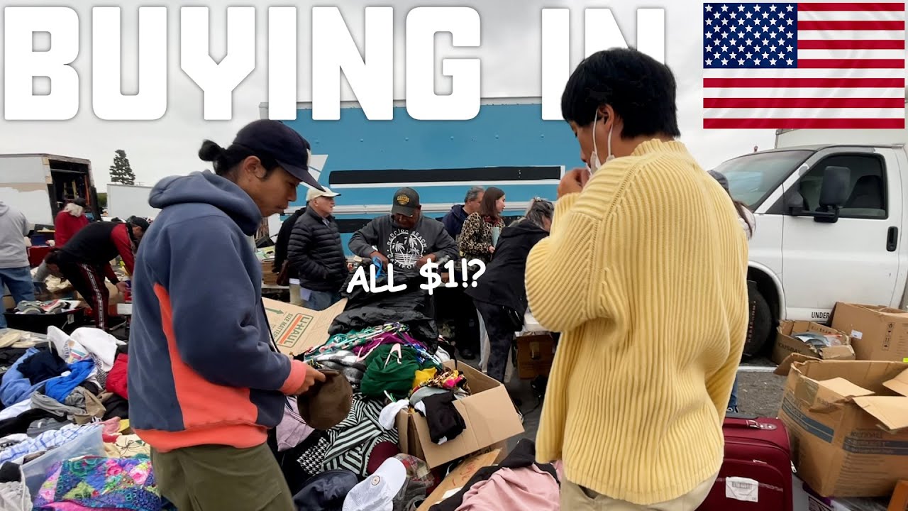 【アメリカ買付⑤-5】帰国直前に爆買い編【激安$1フリマ】【お宝の山】