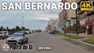 [4K] ESTÁ CADA DÍA MÁS LINDA - SAN BERNARDO - verano 2023 #driving Tour Costa Atlántica Argentina