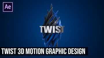 Twist 3D Motion Graphic Speed video
