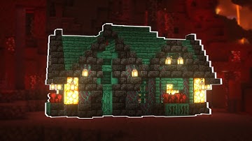 Minecraft | Ultimate Nether House Idea | How to Build a Nether House Tutorial
