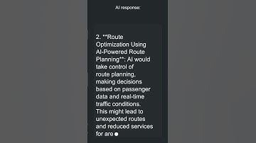 AI On: Should public transportation be privatized to improve efficiency #shorts