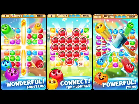 Pudding Pop: Connect Splash Gameplay Android Mobile