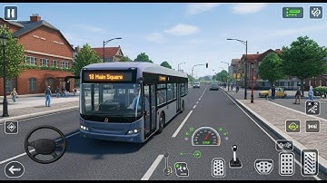 🚍 Realistic Bus Driving Simulator Gameplay | Android Game 2025
