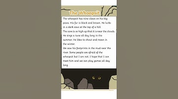 English Basic Speaking: The Whoopsit: Grade 1 :IB Curriculum #english #pyp