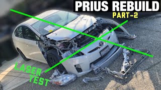 Rebuilding The Most HATED Car - 2015 Toyota Prius Wrecked From Auction - Part 2