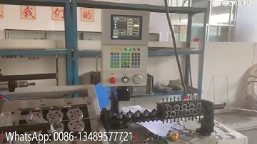 2D CNC Stainless Steel Wire Bending Machine with Intermediate Frequency Butt Welding