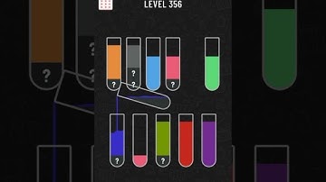 water sort color puzzle level 356
