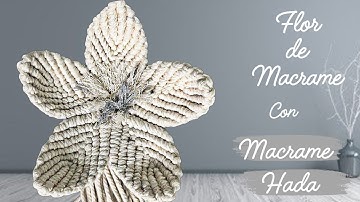 DIY Macrame Flower Tutorial (Step by Step)