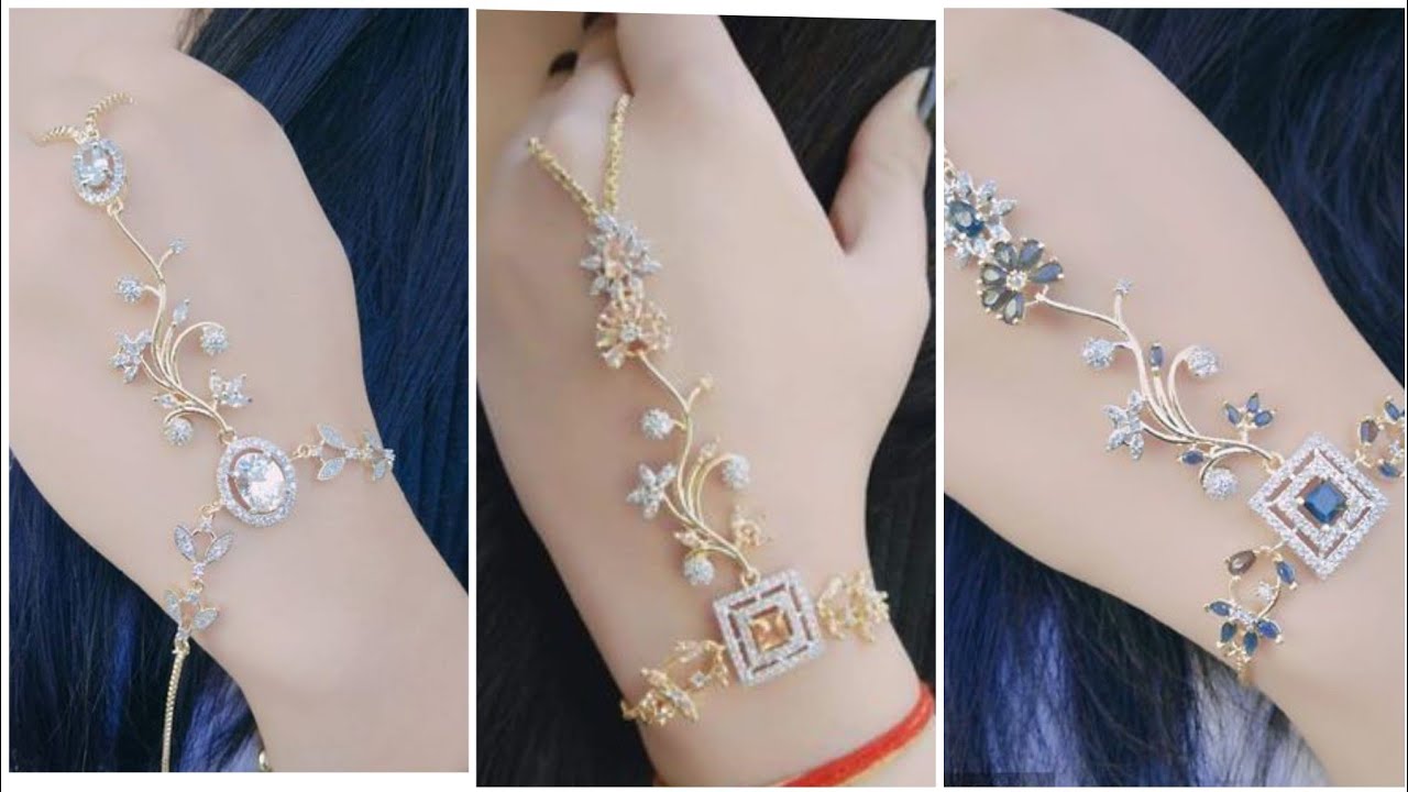 Sexy most beautiful women hand bracelet with rings designs and ideas 2020
